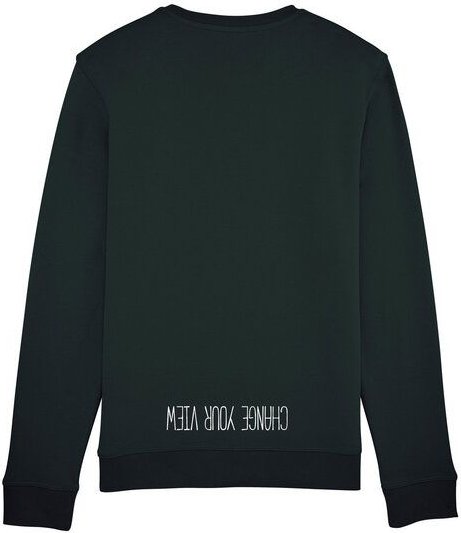 Thumbnail - Human Family Bio Unisex Rundhals-Sweatshirt - "Change your view"
