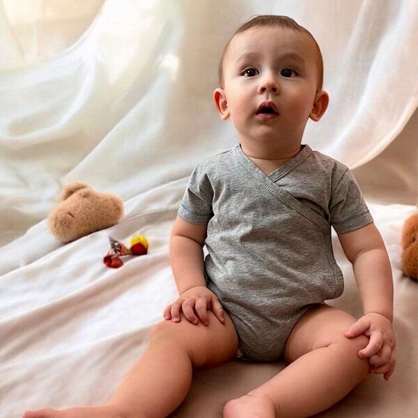 Baby S/S Kimono Body 'OrganicEra' aus Bio-Baumwolle