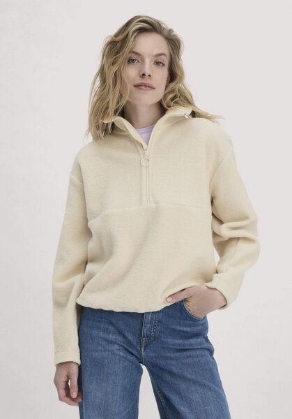 hessnatur Wollfleece Troyer Relaxed aus Bio-Merinowolle mit Bio-Baumwolle