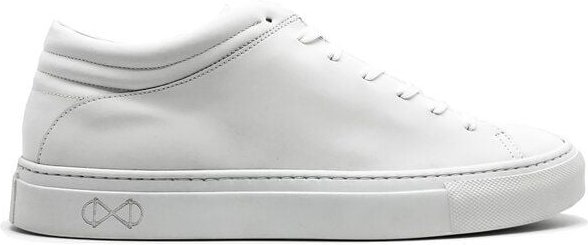 Veganer Sneaker aus Glas "nat-2 Sleek Low vegan white reflective" MEN