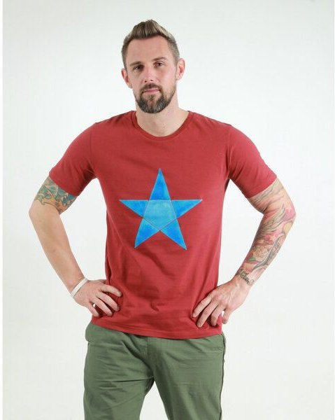 NATIVE SOULS T-Shirt Herren - Origami Star