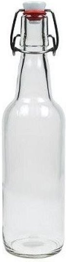 mikken Glasflasche mit Bügelverschluss 500 ml
