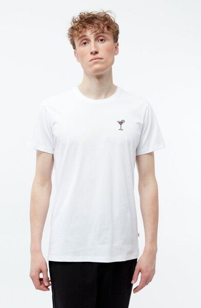 Givn Berlin T-Shirt GBCOLBY (COCKTAIL) aus Bio-Baumwolle mt Stickerei
