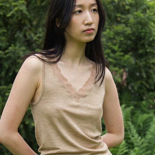 comazo|earth Wolle-Seide Unterhemd Achselträger | GOTS zertifiziert