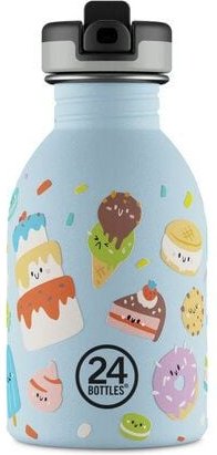 24bottles 0,25l Edelstahl Trinkflasche für Kids mit Sportverschluss