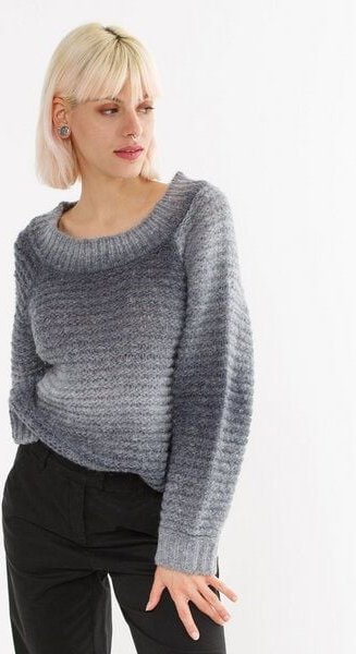 Alma & Lovis Strickpullover im Colorchange aus Alpaka-Woll-Mix | Degrade Pullover