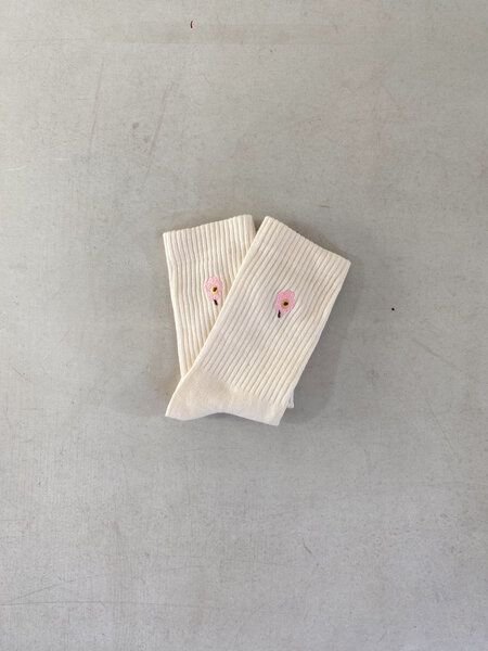 Jutelaune Rosa Flower Socks - GRS und OEKO-TEX Zertifizierungen