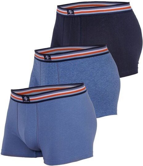 Haasis Bodywear Herren Pants 3er Pack ohne Eingriff, Single Jersey,