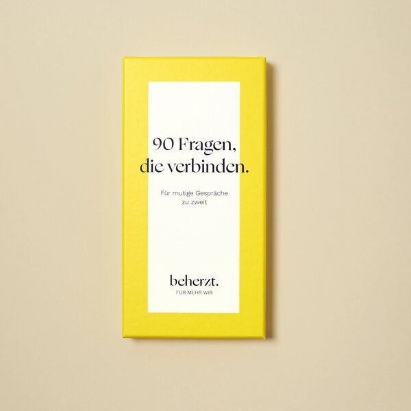 beherzt. 90 Fragen, die verbinden. - Frageset über uns