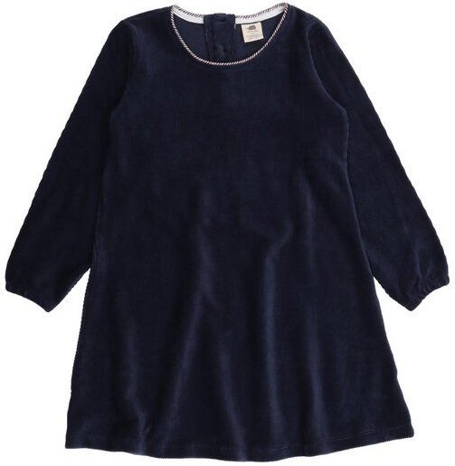Kinder Cordkleid GOTS-zertifiziert aus Bio-Baumwolle navyblau – Walkiddy