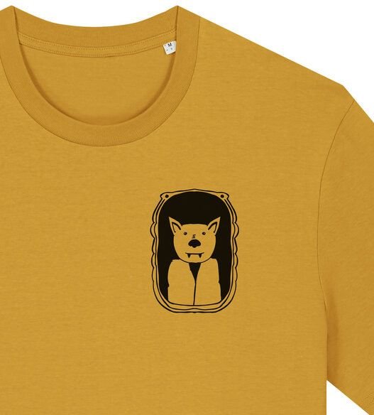 päfjes Der Graf / Vampir Fledermaus im Bilderrahmen - Unisex Männer T-Shirt Bio & Fair