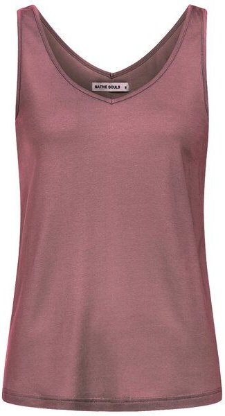 NATIVE SOULS Lyocell Damen V-Neck Top