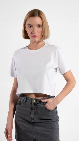Thumbnail - GORG Damen Cropped-T-Shirt aus Bio-Baumwolle