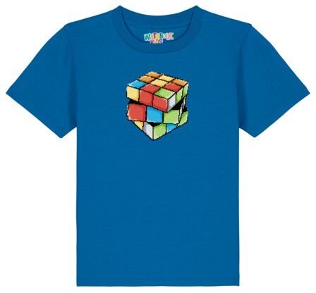 watabout.kids T-Shirt Kinder Pixel Zauberwürfel