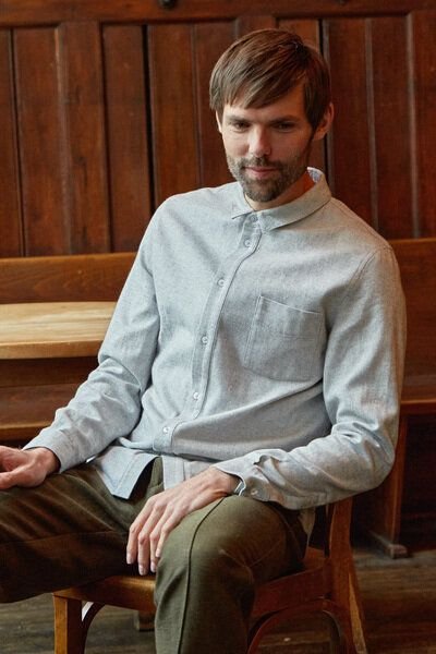 About Companions Flanellhemd SIMON aus Bio-Baumwolle