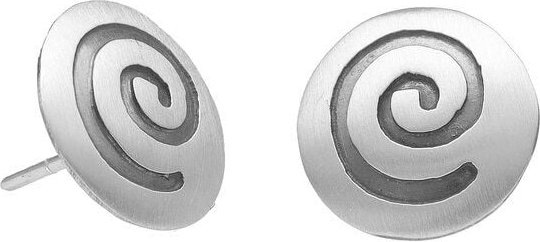 pakilia Silber Ohrringe Spirale Fair-Trade und handmade