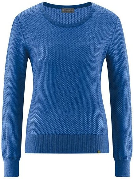 HempAge Damen Lochstrick Pullover Hanf/Biobaumwolle