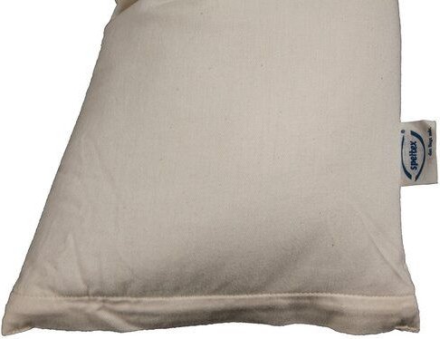 Speltex Reise-Schlafkissen mit Dinkelspelzen und Kautschuk