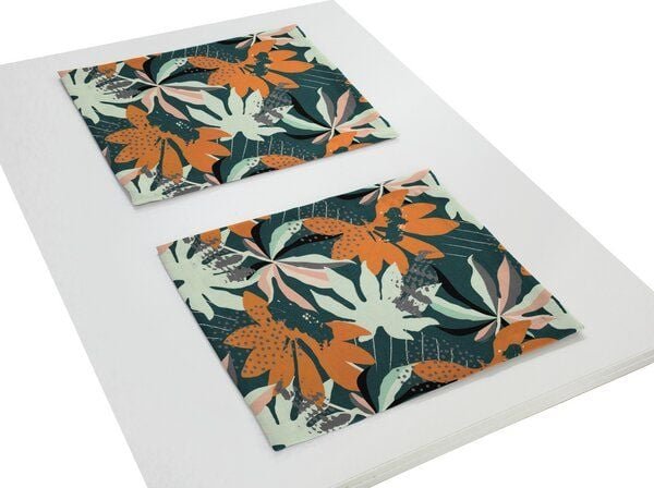 Thumbnail - Nature by Adam Tischset 2er Pack aus 100% Bio-Baumwolle - Made in Germany - Jungle