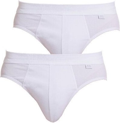 Haasis Bodywear Herren Slip, ohne Eingriff, Weichgummibund, 2er Pack, GOTS zertifiziert