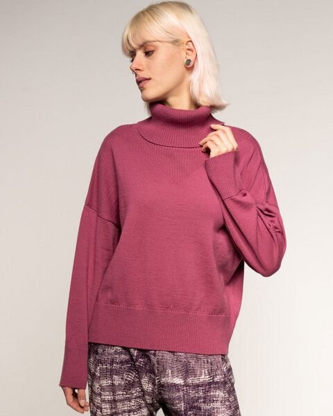 Thumbnail - Alma & Lovis Feiner Rollkragen-Strickpullover aus Cotton-Wool-Mix | Cot-Wool Rollneck