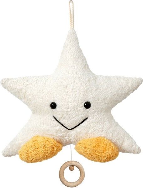 Efie Spieluhr Stern mit Füßen, kbA (organic), Made in Germany