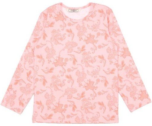 Cotokids Kinder Langarmshirt Baumwolle, Hellrosa, Paisley-Muster, Walkiddy