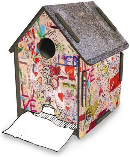 WERKHAUS Toilettenpapierhalter ToPa-Haus Graffiti