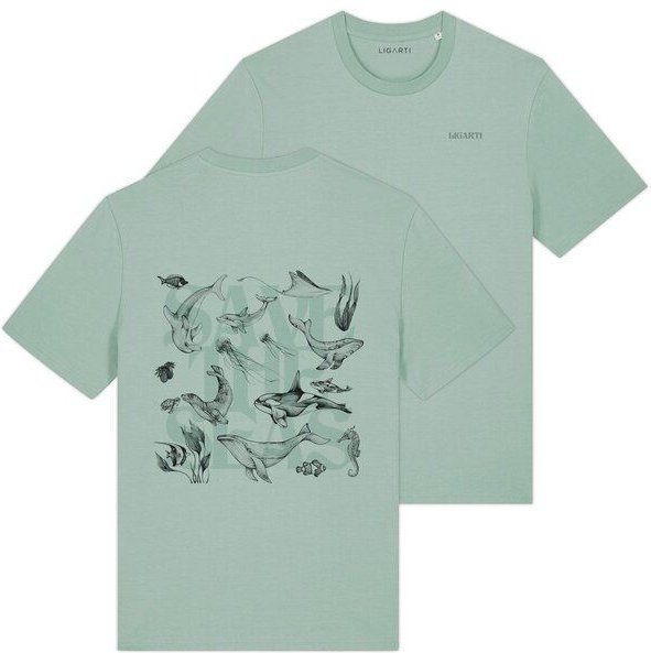 T-Shirt – Save The Seas – LIGARTI Tiermanufaktur