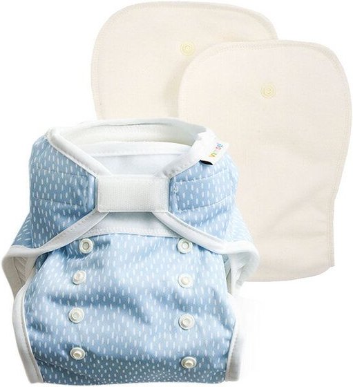 ImseVimse Mitwachsende Stoffwindel One-size + Einlagen