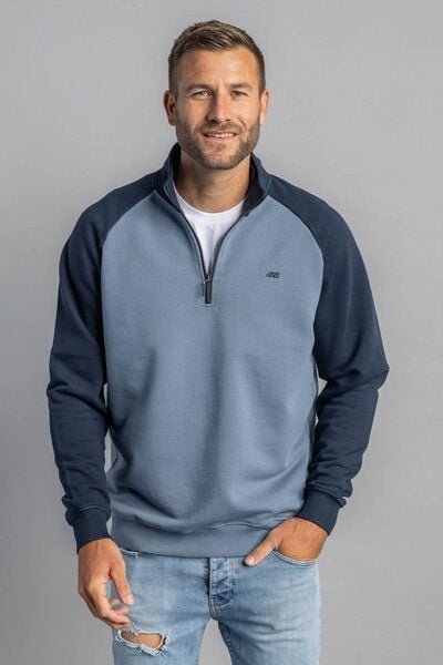 dirts Color Block Quarter Zip