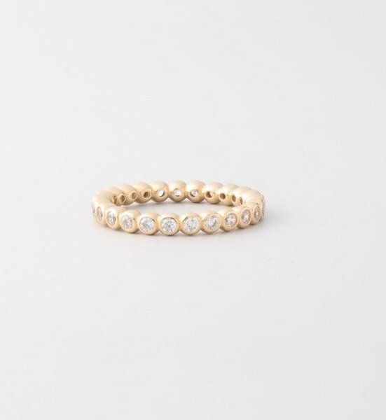 fejn jewelry Ring 'sparkle eternity' - Bandring mit Zirkonia Steinen