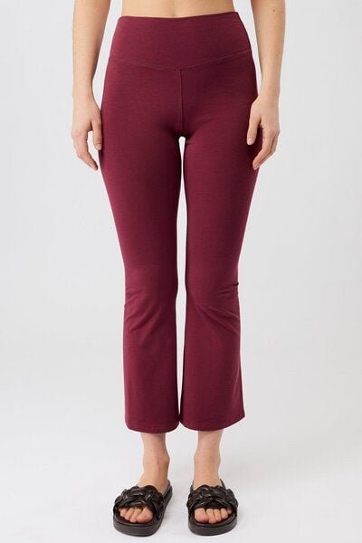 Mandala Cropped Flared Pants