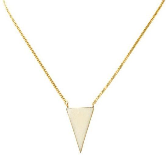 Swahili Coast Messing Halskette - BONE TRIANGLE - Recycling Messingschmuck