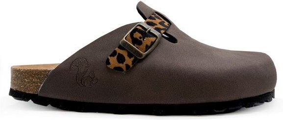 Vegane thies ® Eco Bio Belt Clogs aus rec. PET mit Kork-Tieffussbett