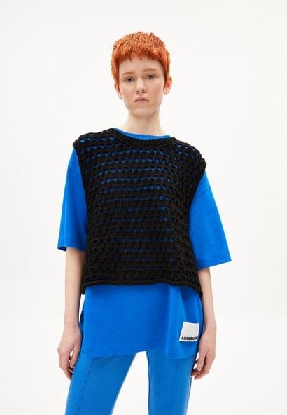 Thumbnail - ARMEDANGELS LETIZIAAS - Damen Strickweste Relaxed Fit aus Bio-Baumwolle
