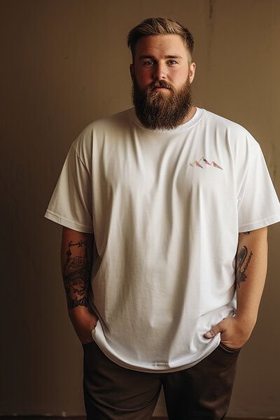 Kultgut Artdesign - Biofair - Klassik Shirt / Little Mountain Landscape