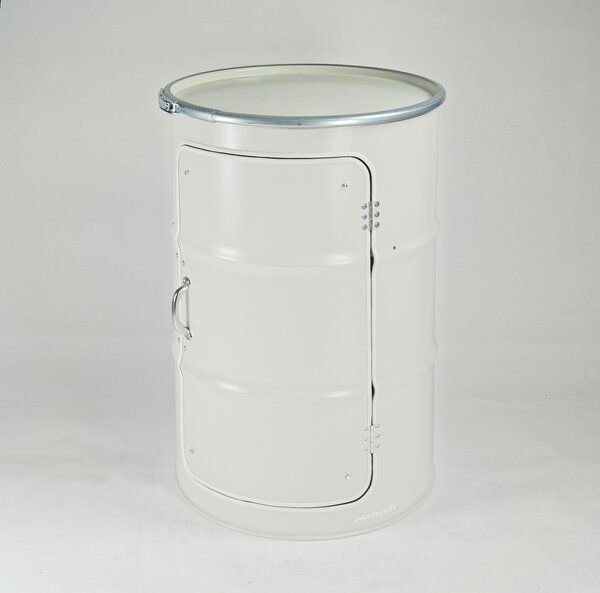 Lockengelöt Schränk - Der Schrank aus einem Ölfass