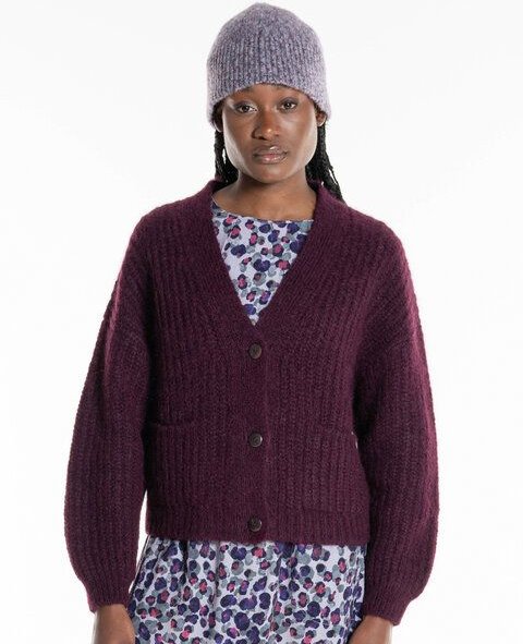 Alma & Lovis Cardigan im Grandpa-Style mit kuscheligem Alpaka-Mix | Grandpa Tiron