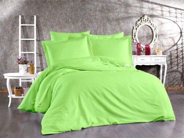 Bruno Barella Bettwäsche-Set aus Biobaumwolle (Ägäis) – Uni in Sand, Warmgrau, Warmbeige, Frühlingsgrün & Rosé-Warmgrau ...