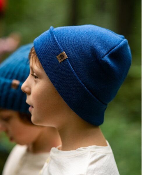 Kopyto Wolf Baby Kindermütze 100% RWS Merinowolle Mulesingfrei
