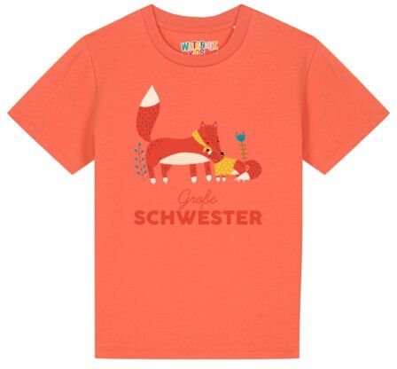 watabout.kids T-Shirt Kinder Fuchs Große Schwester