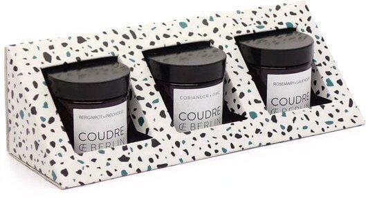 Coudre Berlin Duftkerzen Geschenkset, Sojawachs und ätherische Öle
