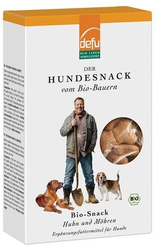 defu Bio Hundesnack Huhn & Möhren
