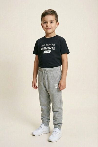THE FACE OF ELEMENTS ESSENTIAL - RELAXED FIT KIDS SWEATPANT AUS 100% BIO-BAUMWOLLE