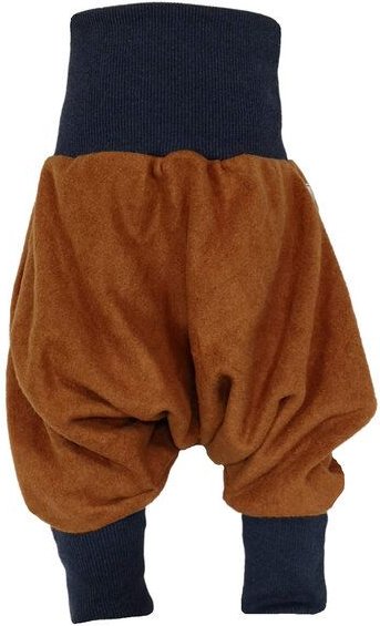 liebewicht Warme Yogahose Pumphose Bio Fleece braun