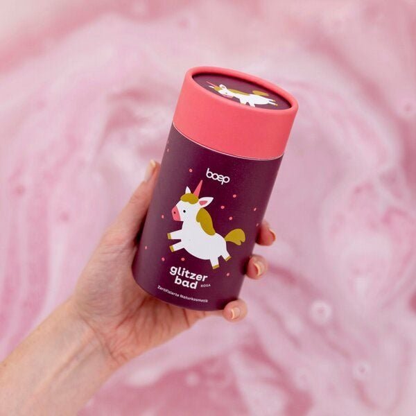das boep Glitzerbad Badezusatz Einhorn