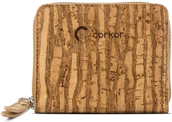 CORKOR KORK-BRIEFTASCHE FÜR DAMEN, kompakt