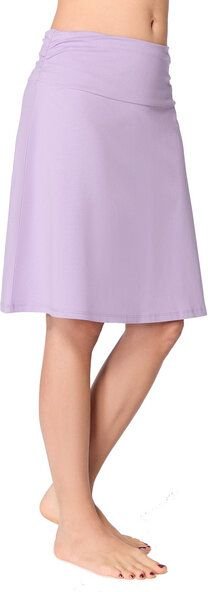 Leela Cotton Damen Röcke Lang Bio-Baumwolle Rock Kleid