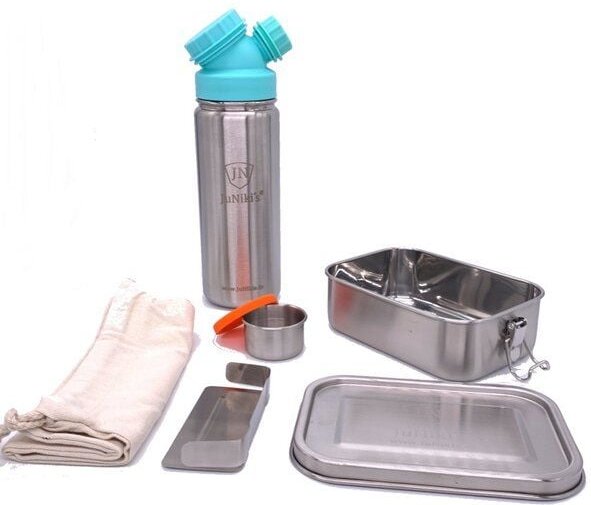 JN JuNiki's JuNiki´s® Lunchbox + Trinkflasche isoliert 550ml 8 Farben